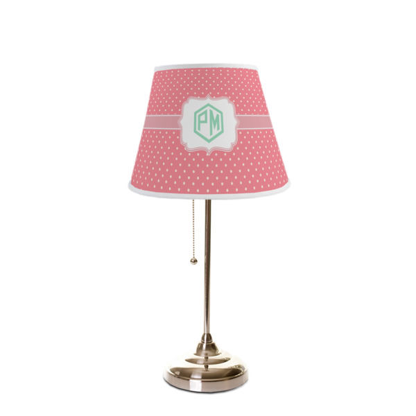 Custom Design - Poly Film Empire Lampshade - On Stand