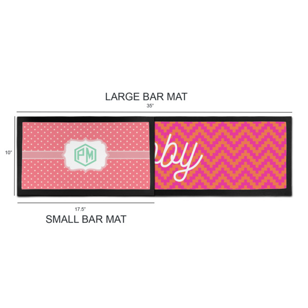 Custom Design - Bar Mats - Sizing Chart