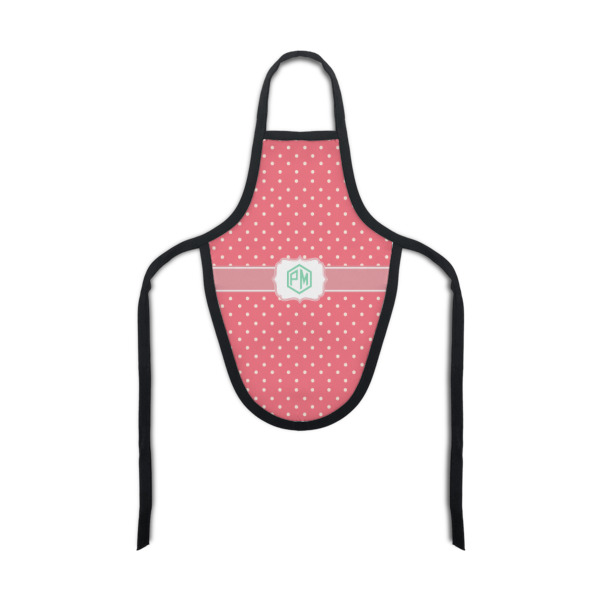 Custom Pink & Orange Chevron Bottle Apron (Personalized)