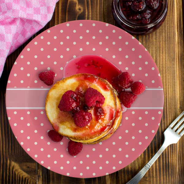 Custom Design - Melamine Plate 8 inches - LIFESTYLE