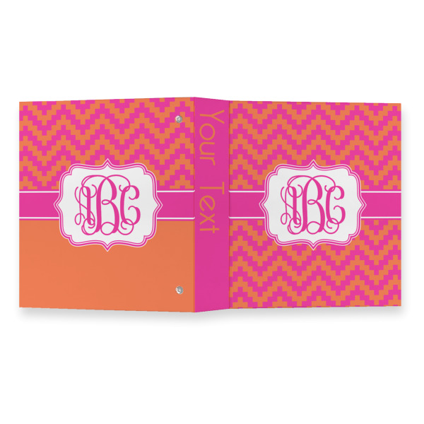 Custom Design - 3 Ring Binders - Full Wrap - 1" - Open Outside