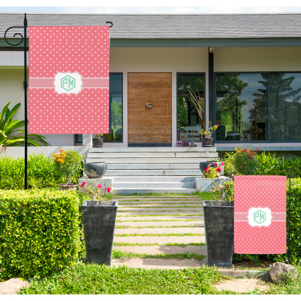 Custom Design - Large and Small Garden Flag - LIFESTYLE