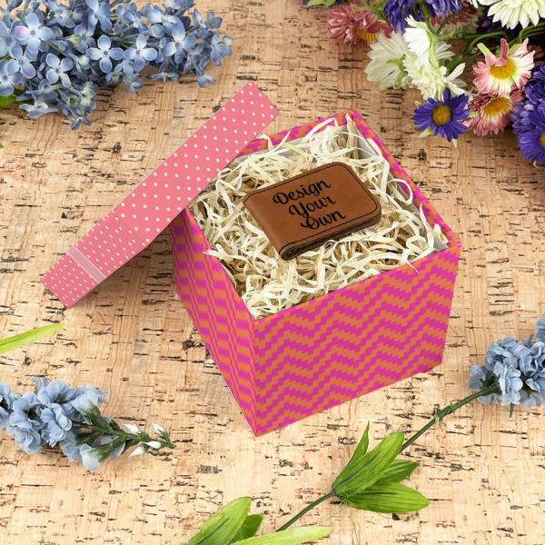 Custom Design - Gift Boxes with Lid - Canvas Wrapped - Small - In Context