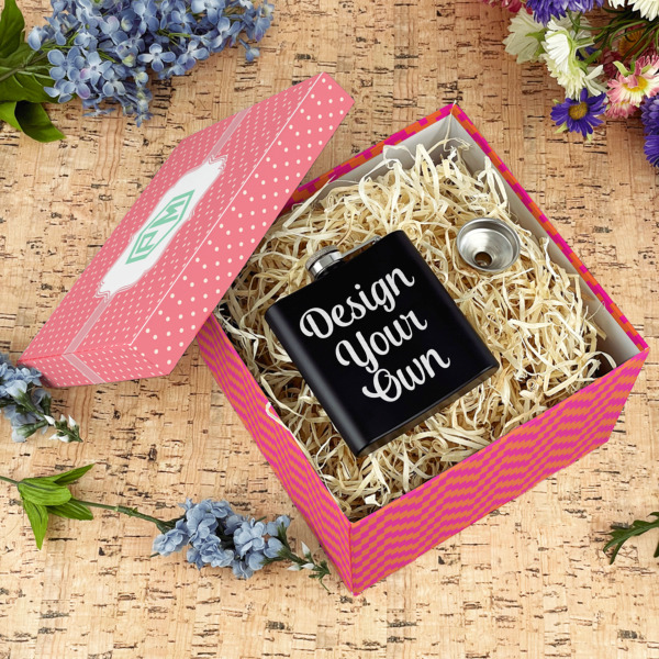 Custom Design - Gift Boxes with Lid - Canvas Wrapped - Large - In Context