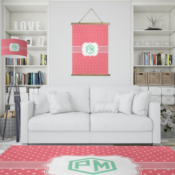 Custom Design - Wall Hanging Tapestry - Portrait - In Context