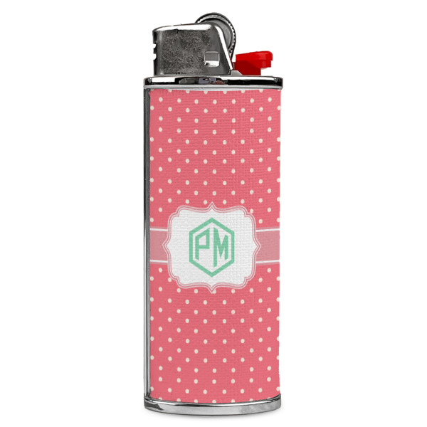 Custom Pink & Orange Chevron Case for BIC Lighters (Personalized)