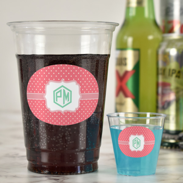Custom Design - 16oz Party Cup & Plastic Shot Glass - In Context