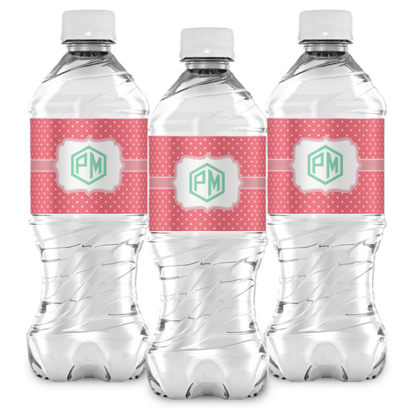 Custom Design - Water Bottle Labels - Front View