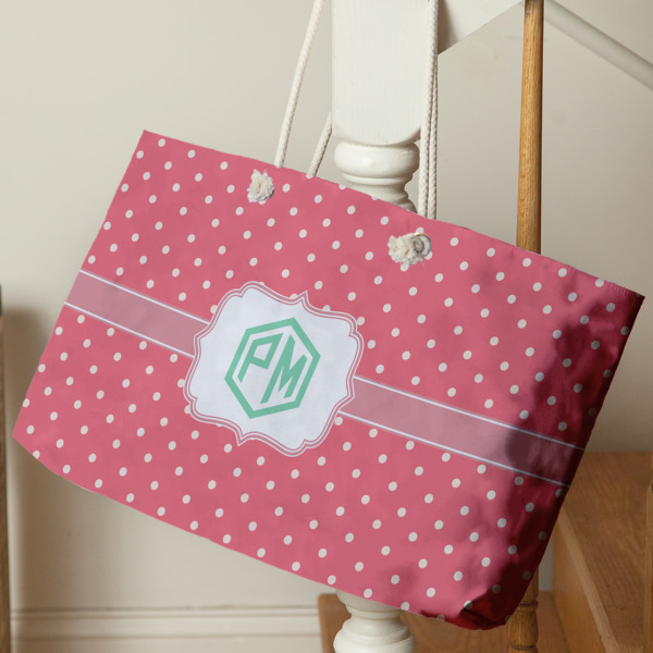 Custom Design - Large Rope Tote - Life Style