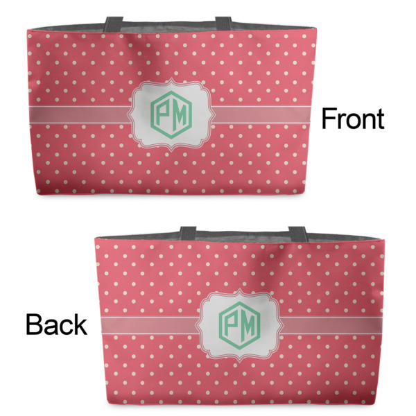 Custom Design - Tote w/Black Handles - Front & Back Views