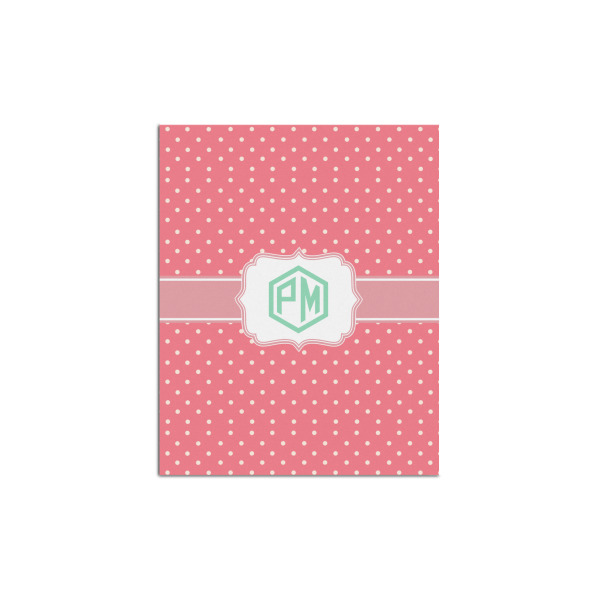 Custom Pink & Orange Chevron Poster - Multiple Sizes (Personalized)