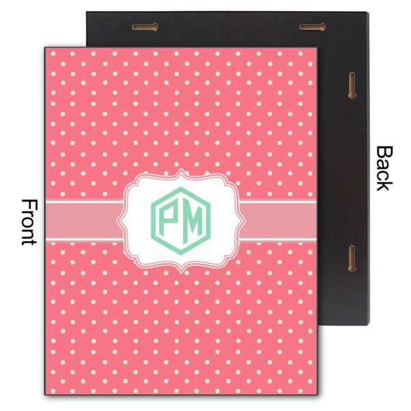 Custom Design - 11x14 Wood Print - Front & Back View