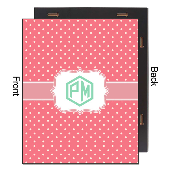 Custom Design - 16x20 Wood Print - Front & Back View