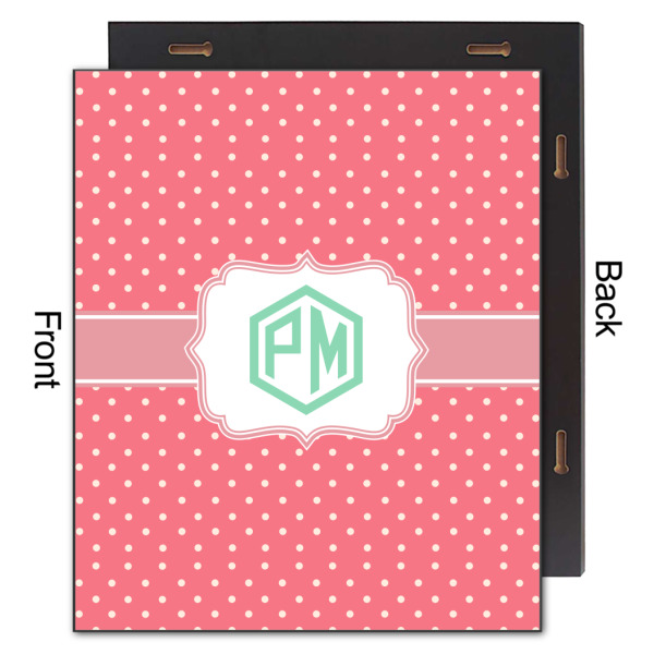 Custom Design - 20x24 Wood Print - Front & Back View