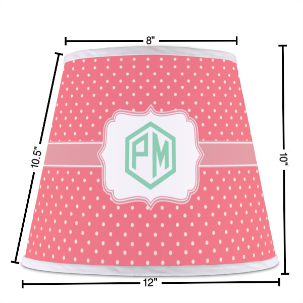 Custom Design - Poly Film Empire Lampshade - Dimensions