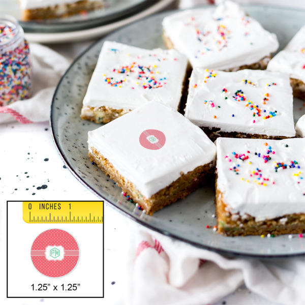 Custom Design - Printed Icing Circle - XSmall - In Context