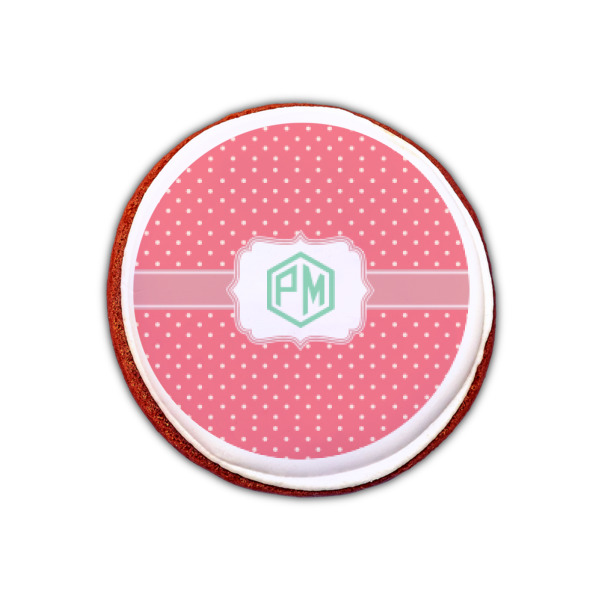 Custom Design - Printed Icing Circle - XSmall - On Cookie