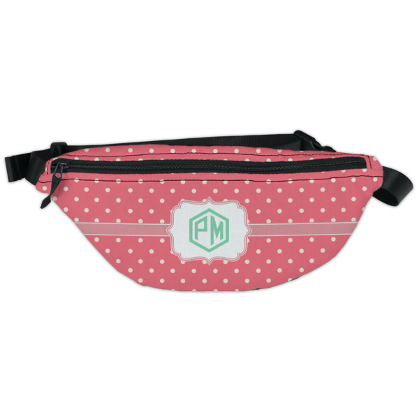 Custom Pink & Orange Chevron Fanny Pack - Classic Style (Personalized)
