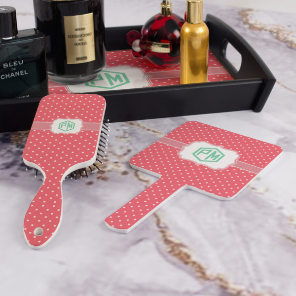 Custom Design - Hair Brush and Hand Mirror - Bathroom Scene