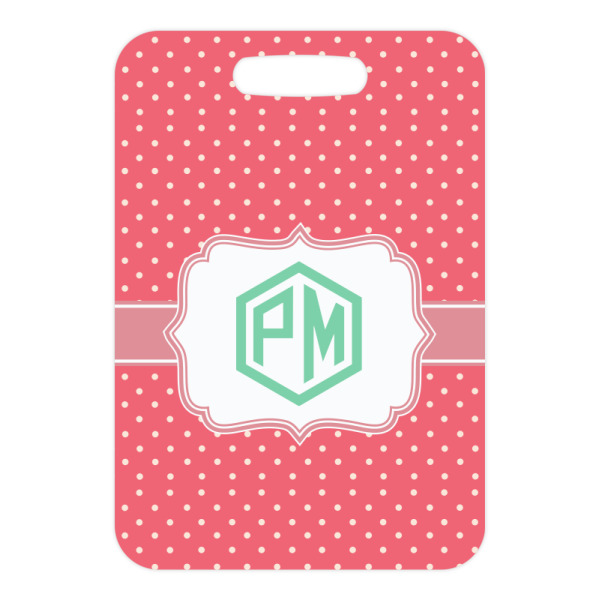 Custom Design - Metal Luggage Tag - Front Without Strap