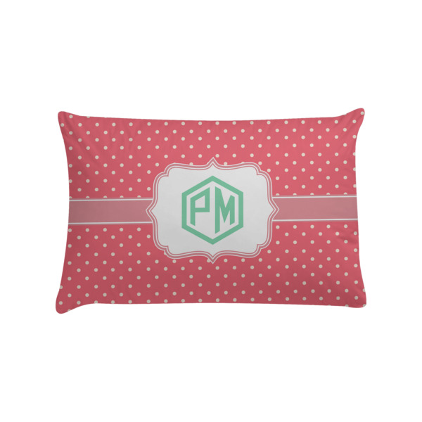Custom Pink & Orange Chevron Pillow Case - Standard (Personalized)