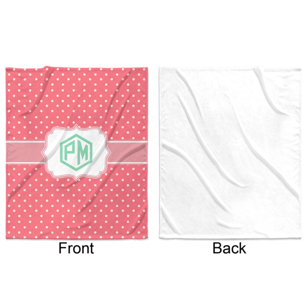 Custom Design - Minky Blanket - 50"x60" - Single Sided - Front & Back