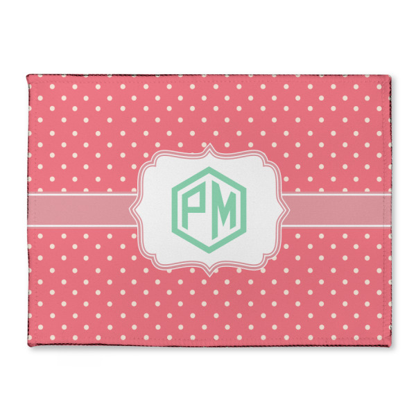 Custom Pink & Orange Chevron Microfiber Screen Cleaner (Personalized)