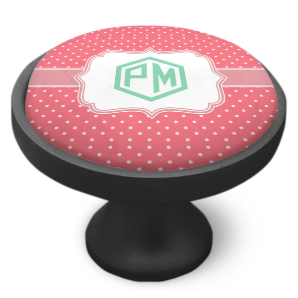 Custom Design - Cabinet Knob - Black - Side