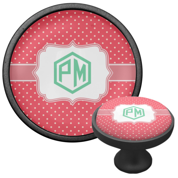 Custom Design - Cabinet Knob - Black - Multi Angle