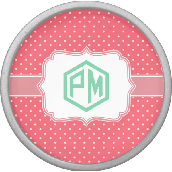 Custom Design - Cabinet Knob - Nickel - Front