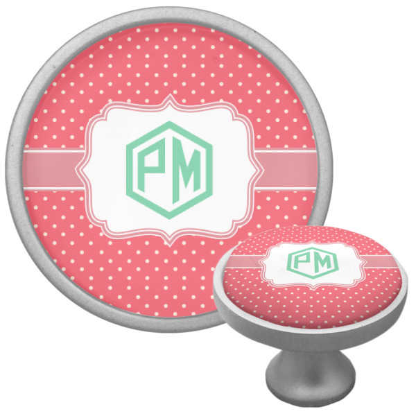 Custom Design - Cabinet Knob - Nickel - Multi Angle