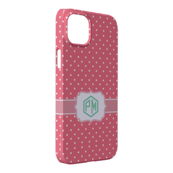 Custom Pink & Orange Chevron iPhone Case - Plastic - iPhone 14 Pro Max (Personalized)