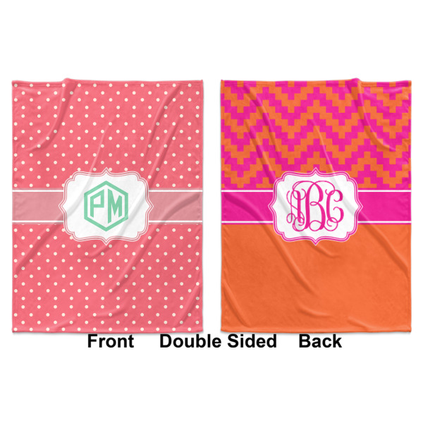 Custom Design - Baby Blanket (Double Sided - Printed Front and Back)