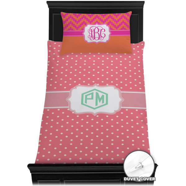 Custom Design - Bedding Set - Twin - Duvet - On Bed