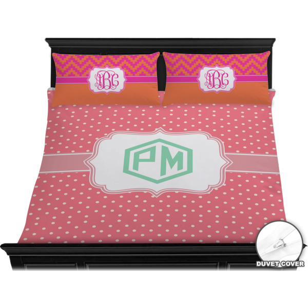 Custom Design - Bedding Set - King - Duvet - On Bed