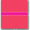 Pink & Orange Chevron Curtain Panel - Custom Size