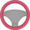 Pink & Orange Chevron Steering Wheel Cover