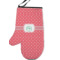 Pink & Orange Chevron Left Oven Mitt (Personalized)