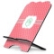 Pink & Orange Chevron Stylized Tablet Stand (Personalized)