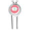 Pink & Orange Chevron Golf Divot Tool & Ball Marker (Personalized)