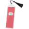 Pink & Orange Chevron Book Mark w/Tassel (Personalized)