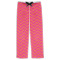 Pink & Orange Chevron Mens Pajama Pants