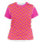 Pink & Orange Chevron Women's Crew T-Shirt