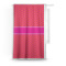 Pink & Orange Chevron Curtain
