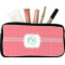 Pink & Orange Chevron Makeup / Cosmetic Bag - Small (Personalized)