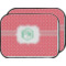 Pink & Orange Chevron Car Floor Mats (Back Seat) (Personalized)