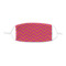 Pink & Orange Chevron Kid's Cloth Face Mask - XSmall