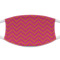 Pink & Orange Chevron Cloth Face Mask (T-Shirt Fabric)