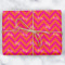 Pink & Orange Chevron Wrapping Paper (Personalized)
