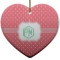Design Your Own Heart Ceramic Ornament